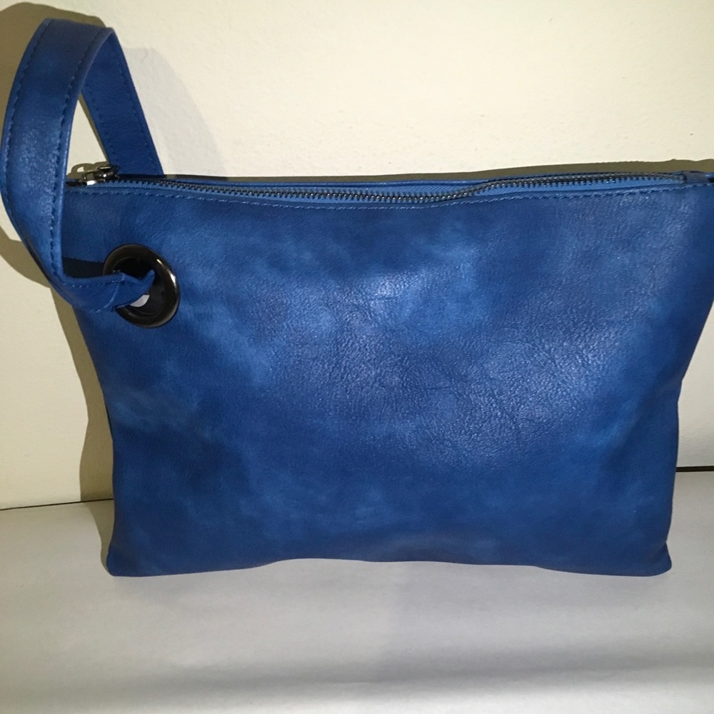 Royal blue clutch